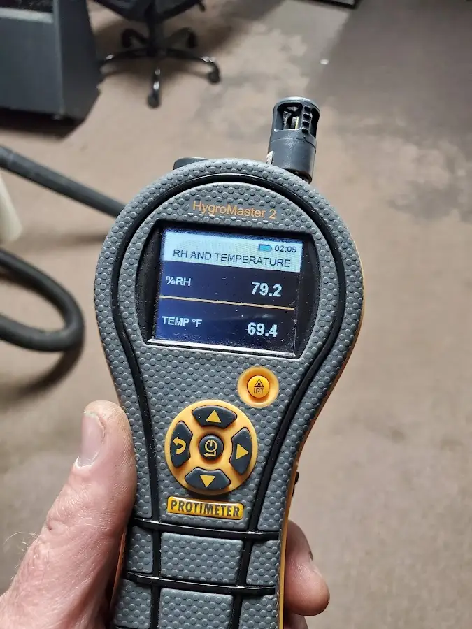 Moisture meter humidity assessment for Fire & Smoke Damage Restoration in Roxborough Park